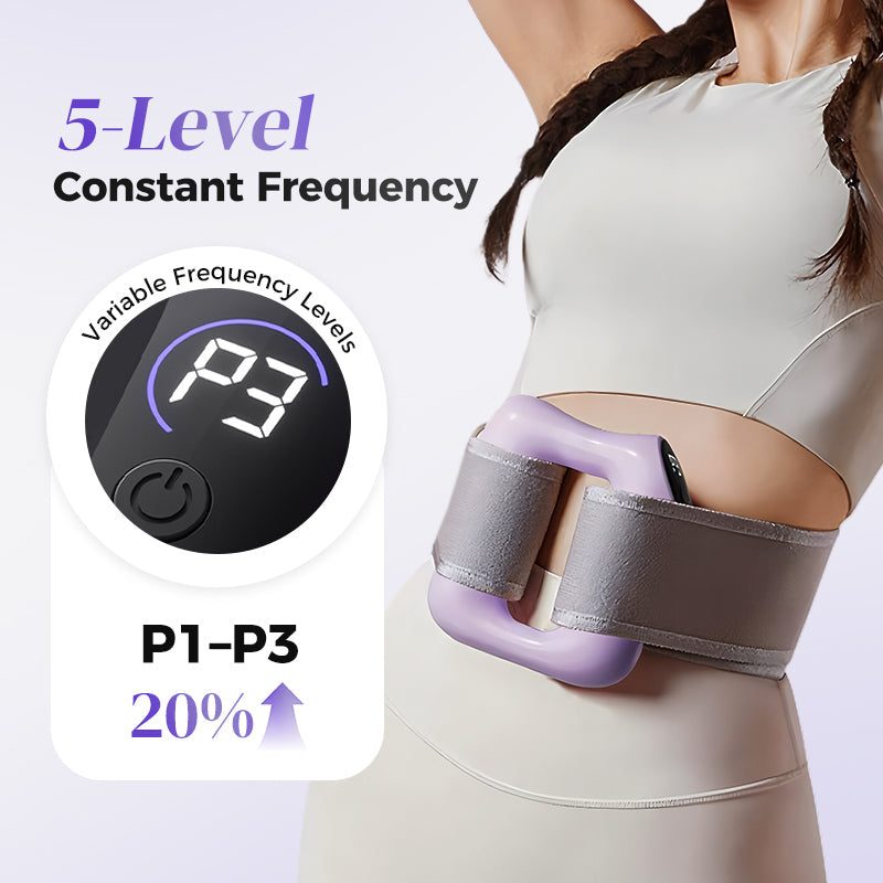💪🌿 5-Speed Handheld Massager Ring – Adjustable Strap, Deep Tissue Relief, Portable Muscle Pain Relief for Home, Gym & Travel Use 🌟👑
