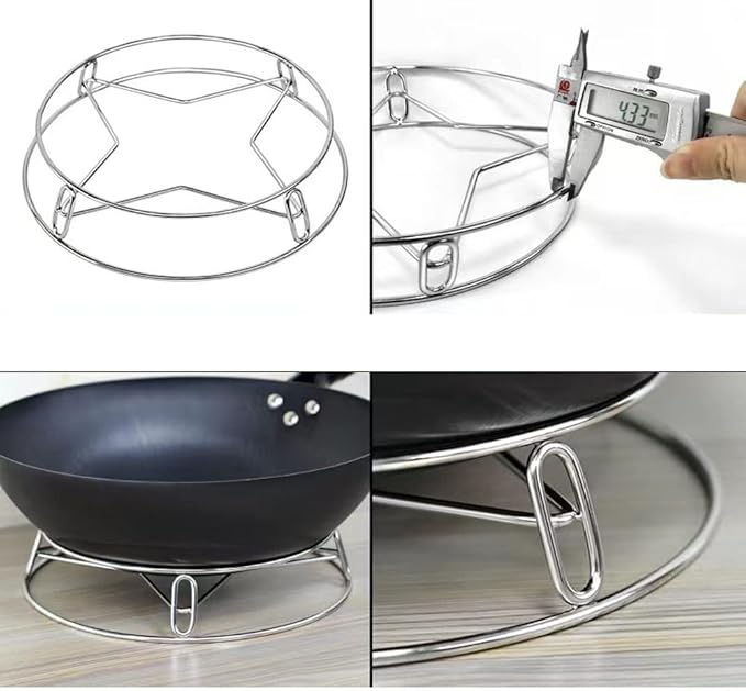 🍲 Pot holder. Stainless steel. Stable. Multi-purpose. Lightweight. 50% OFF. 🔧