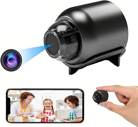 🔥VistaScope Mini | Wide-Angle Hidden Security Camera for Home & Office, 24/7 Recording