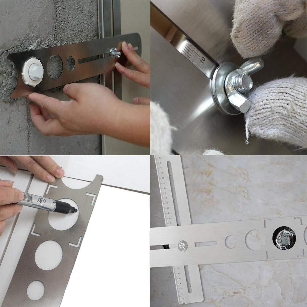 🥳2026 HOT SALE🥳💞50K+ SOLD! 📐⚡ 50% OFF! Tile Angle Measuring Ruler – Multi-directional adjustment, one‑click positioning. Premium stainless steel – rust‑proof, anti‑fall & durable. Ideal for tile & wood cutting! 🛠️✨