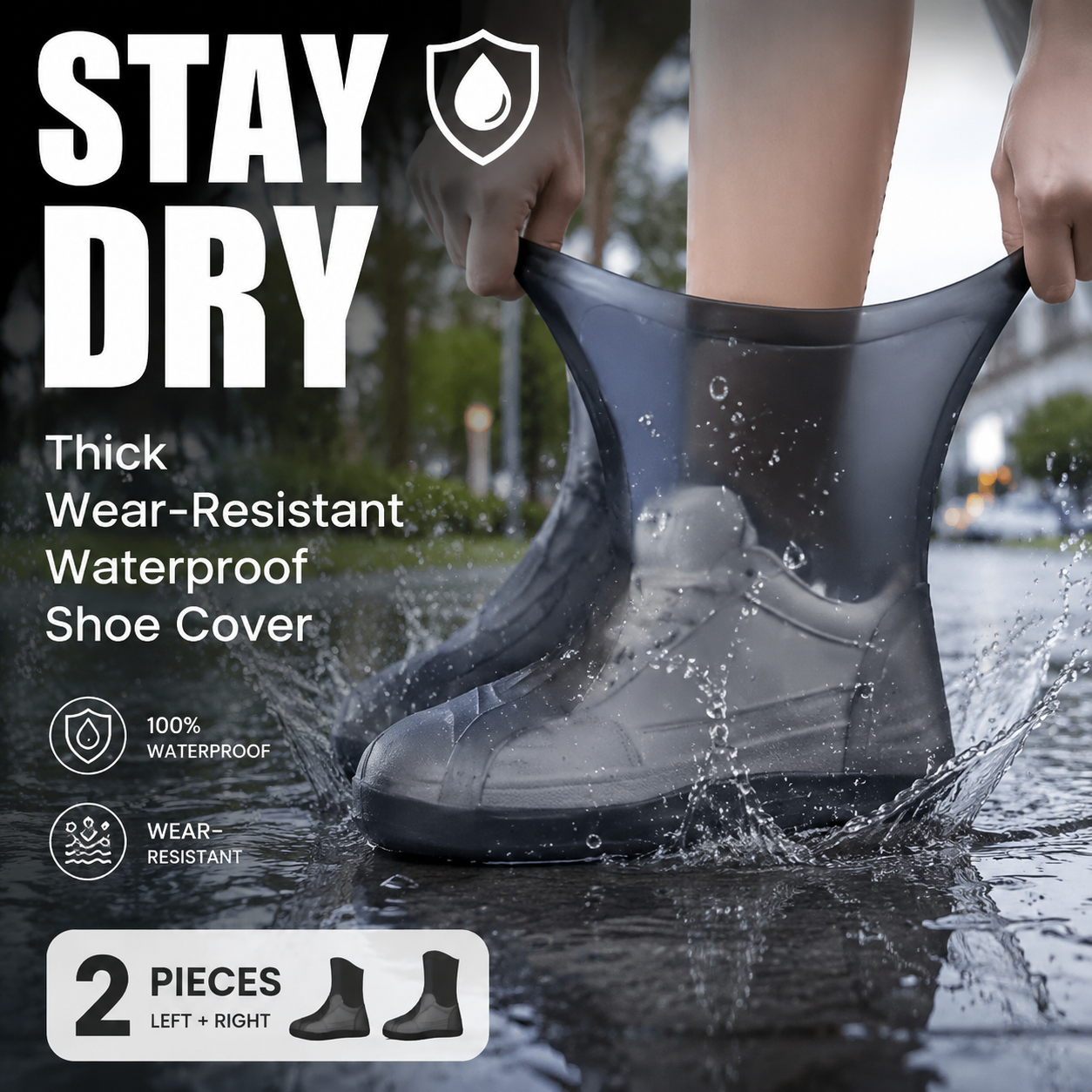 Thick Wear-Resistant Waterproof Shoe Cover