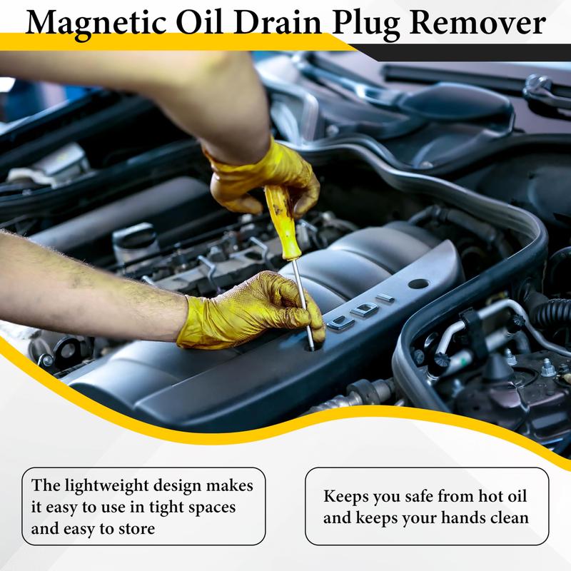 🏆LAST DAY SALE 50% OFF🔥Magnetic Drain Plug Remover 🔧