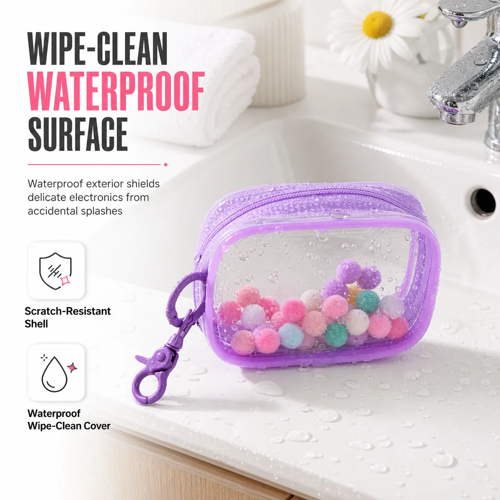 Spot Any Cable Instantly! No-Dig Clear Clip-On Pouch