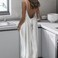🏖️Last day sale 48% OFF💕Women's Casual Backless Spaghetti Strap Maxi Dress