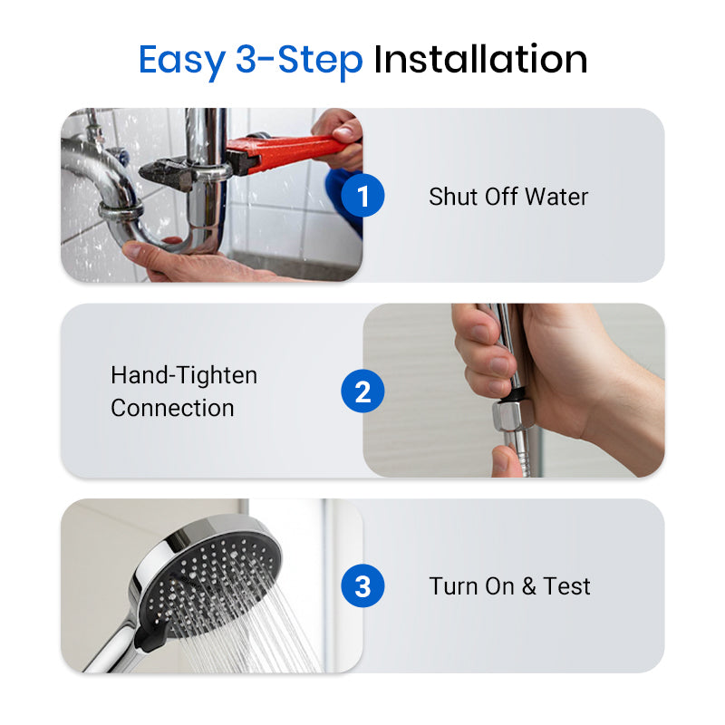 ⏰ LIMITED TIME OFFER 🚿Adjustable High-Pressure Rain Shower💧Saves 38% water, high pressure without wastage