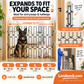 🥳2026 BESTSELLER🥾 Pet Gate – Expandable Metal, No-Drill Setup – Folds Away Neatly – Durable for Daily Use – Ideal for Entryways & Hallways! 🛡️💨