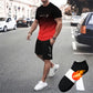 🏖️Summer Cool Deal:😎Men's Gradient Color T-Shirt & Shorts Set