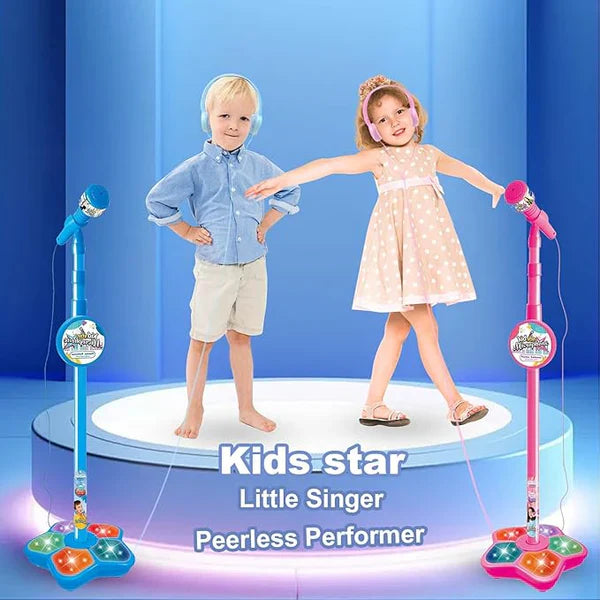 🎤 Perfect Gift for Little Stars 🎄✨ Kids Karaoke Microphone Toy | Christmas SALE 50% OFF | Sing-Along Machine with Flashing Lights & Built-in Tunes