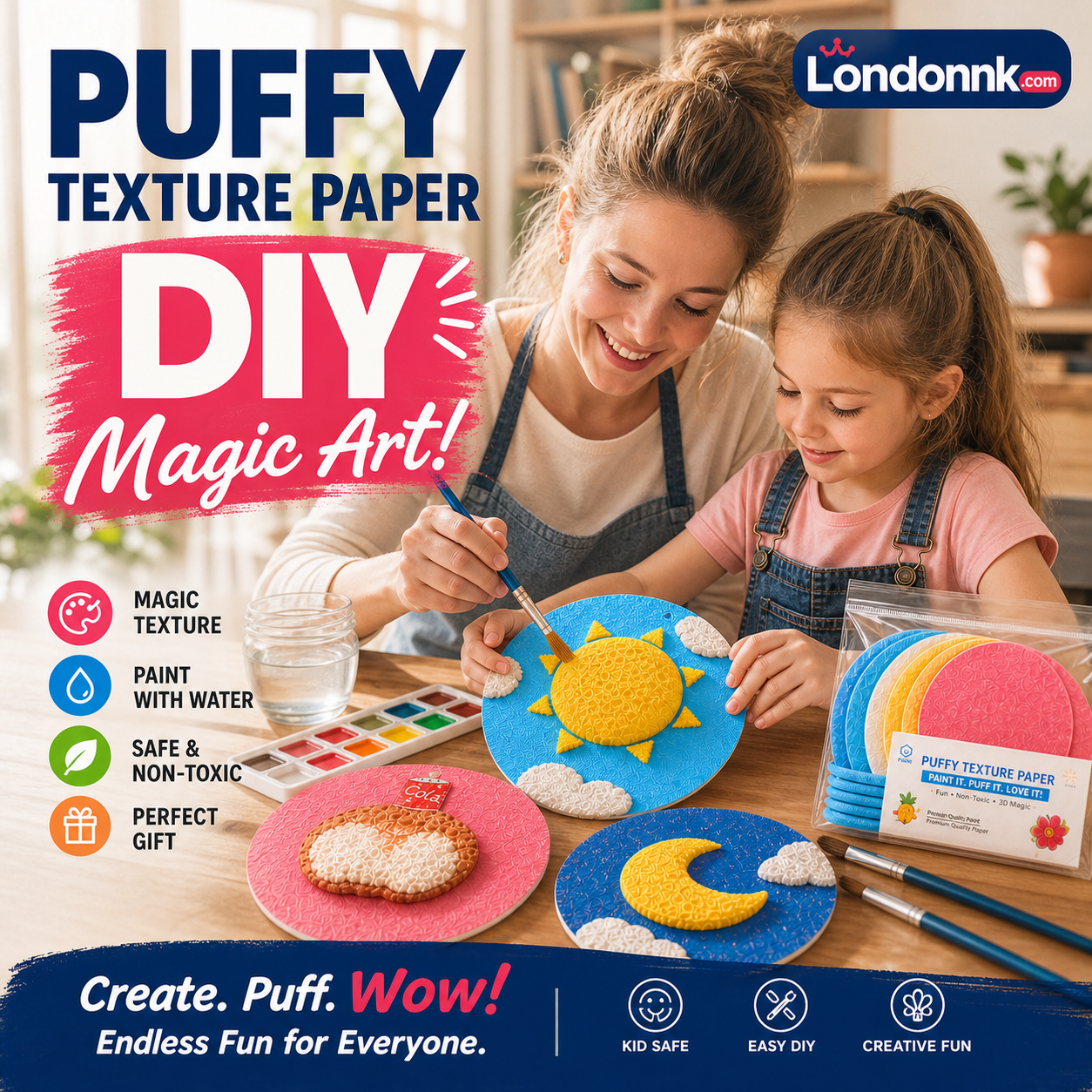 🎄Special Surprise Offer 🎁Buy 3 Get 2 Free！🔮Master the magic of painting！👩‍🎨Foam Texture Painting Paper🎁
