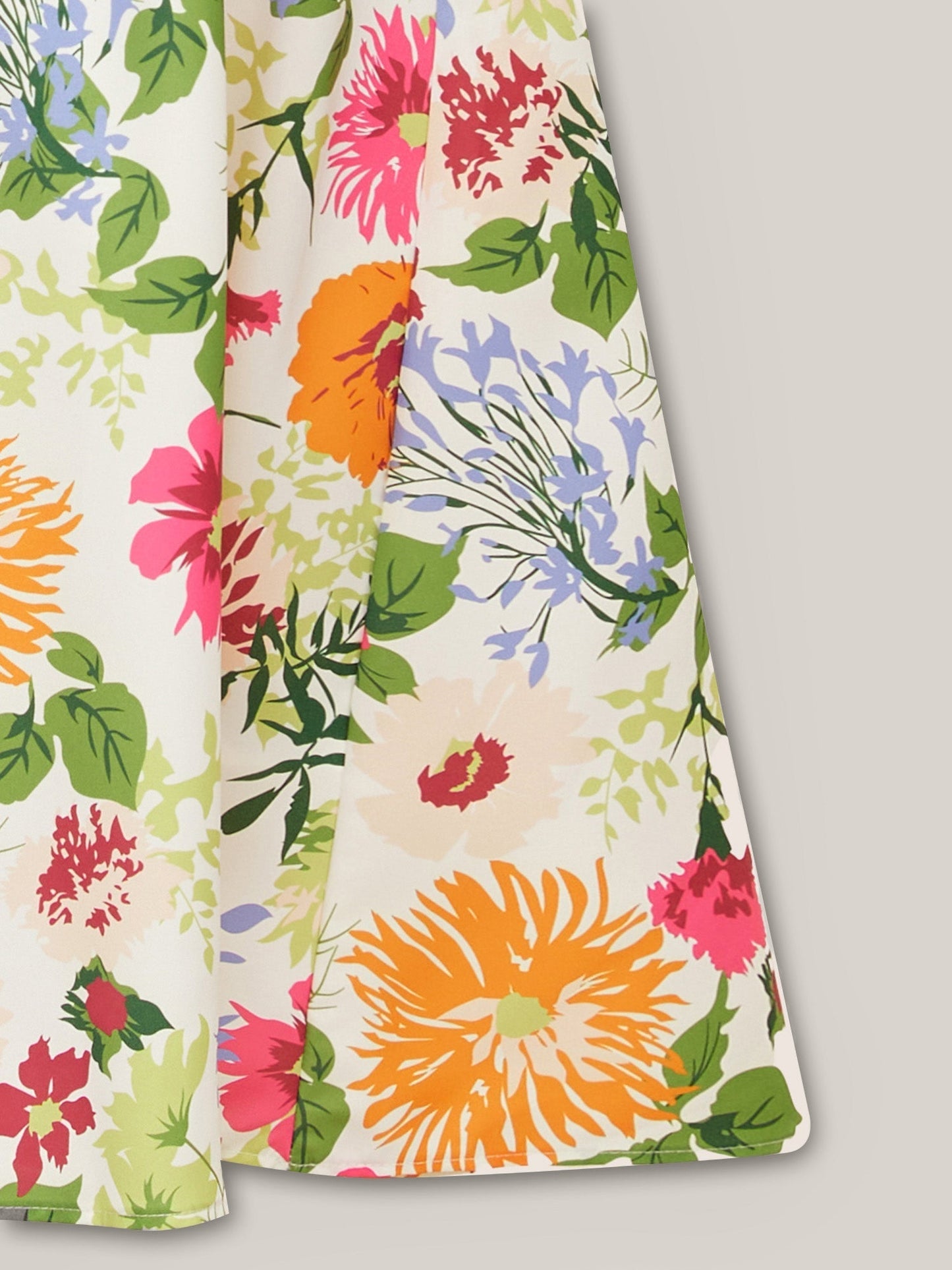 ⏰Summer Hot Sale 52% OFF💃Floral Smocked Square Neck Midi Dress with Pockets