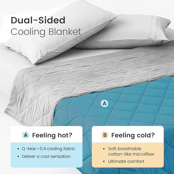 ❄️Hot Summer Sale - 50% OFF⭐Cooling Throw Blanket for Hot Sleeper💤
