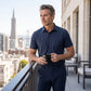 👔58% OFF NOW! 2026 New Arrival Men's Lightweight 2-Piece Casual Suit – Short Sleeve Button Down Shirt & Modern Slim Fit Dress Pants Set, Moisture Wicking Breathable Fabric All-Day Comfort Outfit for Business Daily Vacation