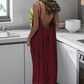 🏖️Last day sale 48% OFF💕Women's Casual Backless Spaghetti Strap Maxi Dress