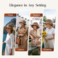 🎀 52% DISCOUNT 👒 | Straw Hat with Retro Bow – Foldable & Breathable for Summer