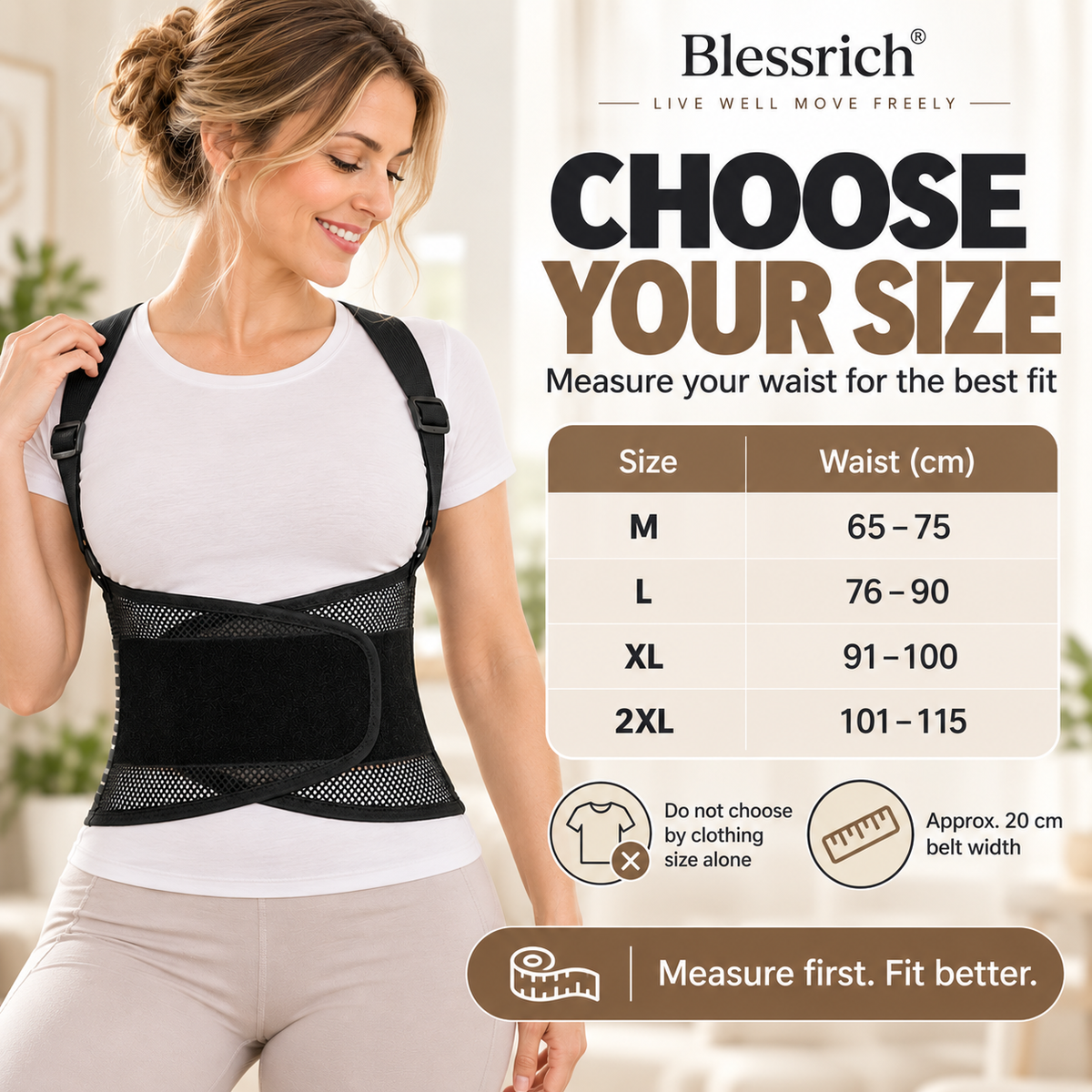 📢📢50% OFF !! ⏰Breathable Posture Corrector - Back Pain Relief & Tummy Control