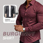 🔥Black-Friday-Mega-Angebot – 50 % Rabatt!🔥Men's Solid Color Lapel Long Sleeve Button-Down Shirts