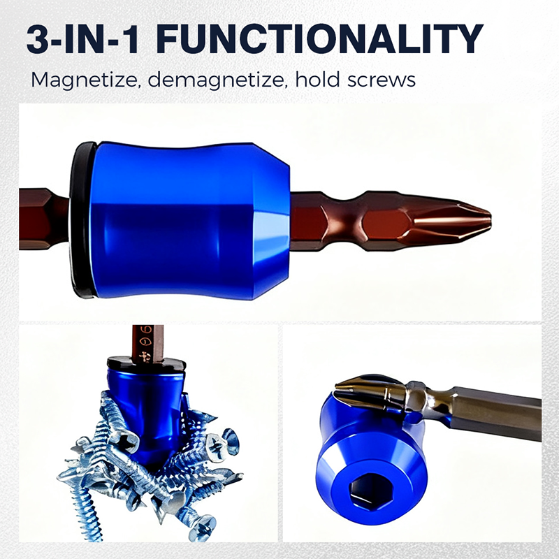 🌟Buy 2 Get 3 free🌟3-in-1 Screwdriver Head Magnetic Ring