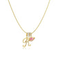 💖Last Day 50% OFF✨3-Layering Initial A-Z Letter Pendant Necklaces🎀