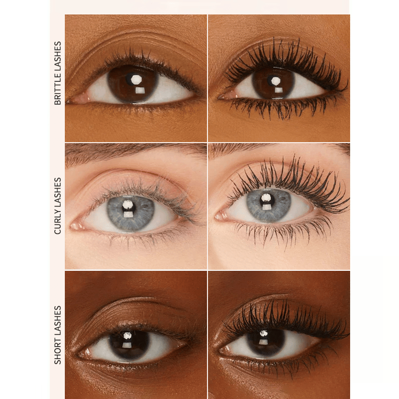 🥳BUY 1 GET 1 FREE:￡8.99!!💞50K+ SOLD!👁️✨ All-Day Beautiful Lashes, Smudge-Proof! Waterproof Fiber Mascara for Natural Volume. 💖💃1
