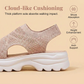 🎁Women's Breathable Knitted Platform Sandals – Comfortable Summer Wedge Sandals, Non-Slip & Lightweight