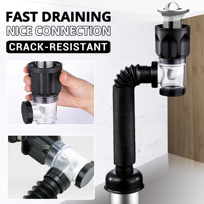 🌀Final Reduction – Buy 2 get 60% off|Telescoping Anti-odor Drain Pipe