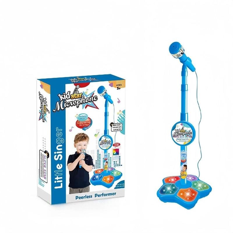🎤 Perfect Gift for Little Stars 🎄✨ Kids Karaoke Microphone Toy | Christmas SALE 50% OFF | Sing-Along Machine with Flashing Lights & Built-in Tunes