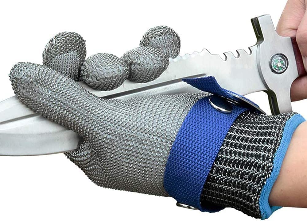 🧤 52% OFF NOW! 🥩 Stainless Steel Mesh Glove – Highest A9 cut level – Perfect for butchers & chefs – no more knife accidents! 🔪🚫