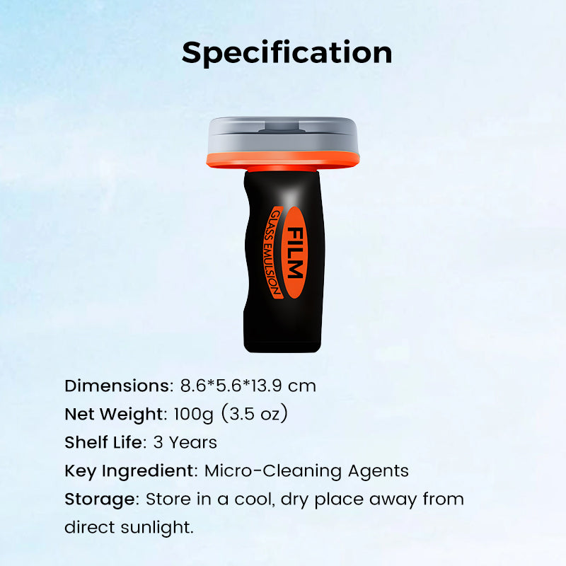 🔥Buy 2 Get 1 Free🔥Car-Grade Clarity. For Your Car. And Your Bathroom | Auto Glass Side Window Oil Film Removal Cleaner