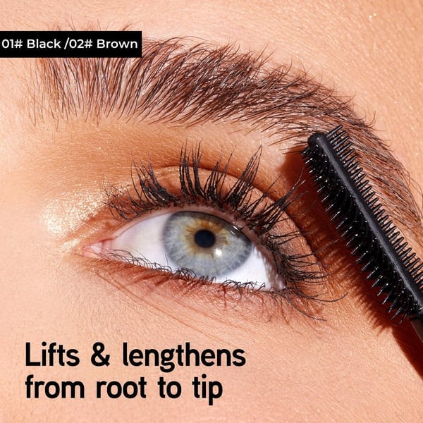 🥳BUY 1 GET 1 FREE:￡8.99!!💞50K+ SOLD!👁️✨ All-Day Beautiful Lashes, Smudge-Proof! Waterproof Fiber Mascara for Natural Volume. 💖💃1