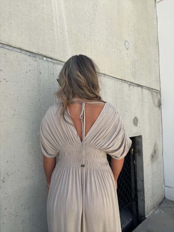 🔥50% OFF💗New Slit v-neck effortless maxi long dress-3pcs