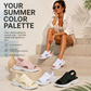 🎁Women's Breathable Knitted Platform Sandals – Comfortable Summer Wedge Sandals, Non-Slip & Lightweight