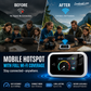 🥳2026 HOT SALE🥳💞50K+ SOLD!📶🌐 50% OFF! Mobile Hotspot – Portable WiFi, full coverage anywhere. No contract, no setup. Stay connected on the go! 📱✨（No card included））