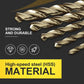 🔥High-efficiency tool favored by veteran craftsmen!Factory Outlet-100pcs Titanium Coated Drill Bit Set
