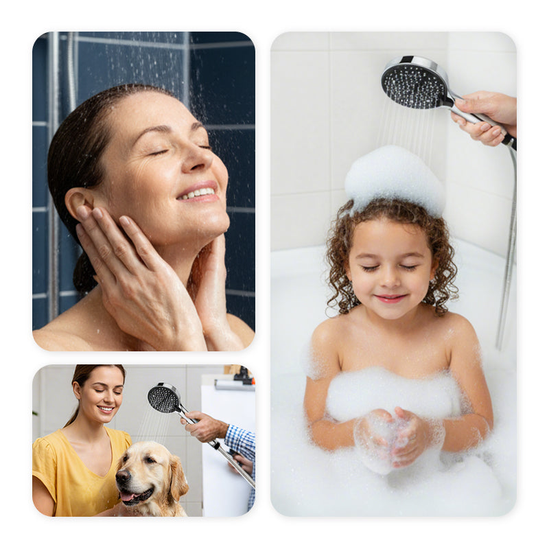 ⏰ LIMITED TIME OFFER 🚿Adjustable High-Pressure Rain Shower💧Saves 38% water, high pressure without wastage