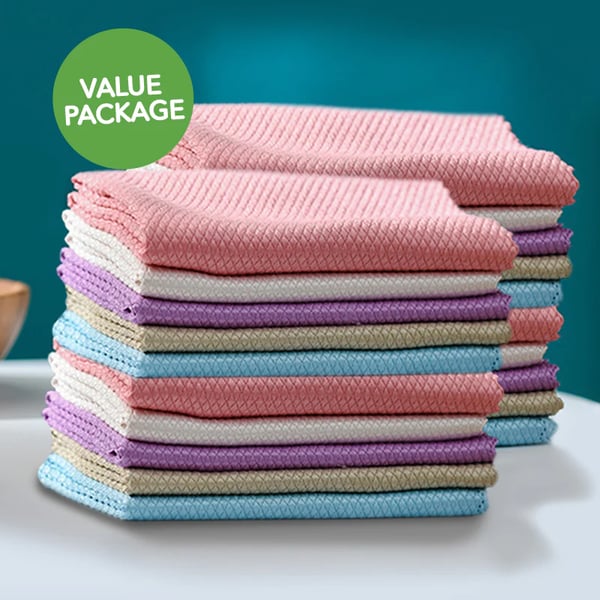 🔥Streak-Free Miracle Cleaning Cloths - Reusable【5 Pieces】