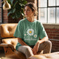 🌼LIMITED TIME 51% OFF! 👕 Vintage Washed Daisy T-Shirt – Soft Breathable Blend, Relaxed Drop Shoulder Fit and Retro Everyday Style
