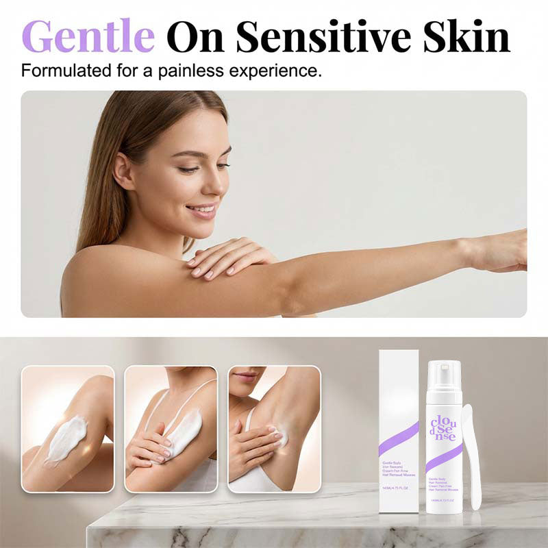 🧴LAST DAY SALE ONLY ￡6.99! 💖Gentle & Painless Hair Removal Cream Duo for Sensitive Skin, Say Goodbye To Unwanted Hair Without Pain👋