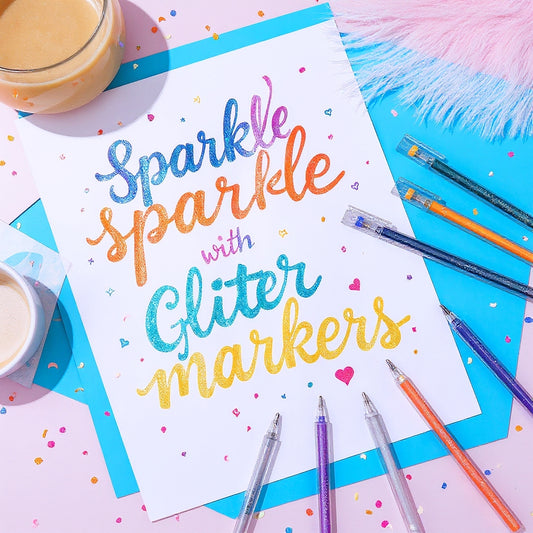 🎅Christmas Special Deals⚡50K+ SOLD!🎁Glitter Gel Pen Set-Unique Stunning Colors|Up to 55% OFF!