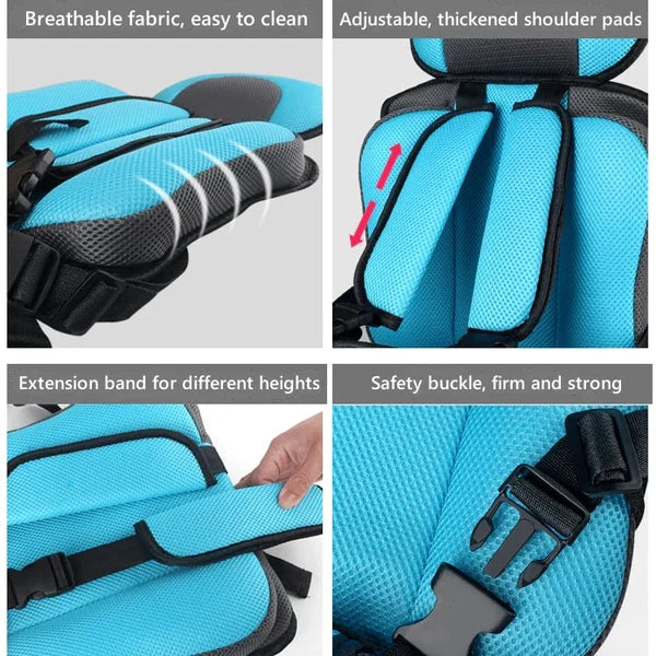 📢 ⏰ Portable Child Protection Car Seat