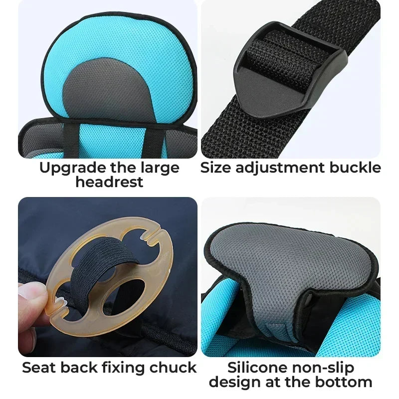 📢 ⏰ Portable Child Protection Car Seat