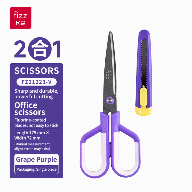 Multifunctional, non-stick stainless steel scissors and can opener set