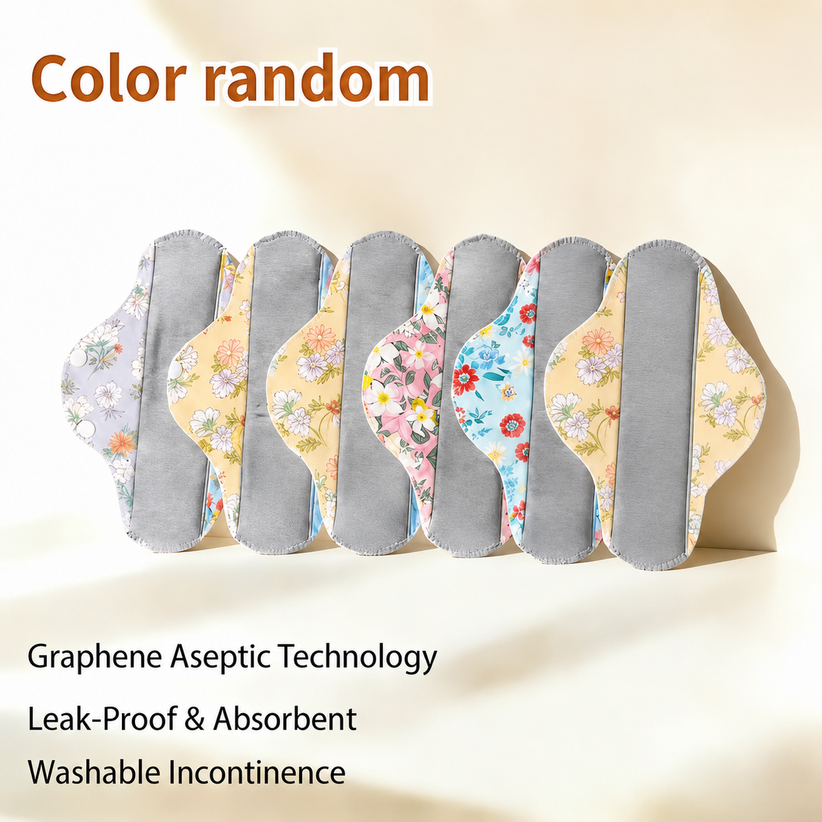 ⭐[1 set of 2] 💧 Stay Confident All Day ✨ Reusable Graphene Protection Pad – Leak-Proof, Soft & Washable