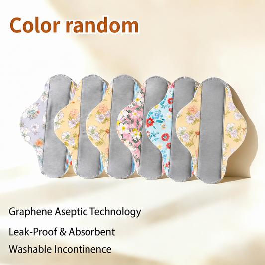 ⭐[1 set of 2] 💧 Stay Confident All Day ✨ Reusable Graphene Protection Pad – Leak-Proof, Soft & Washable