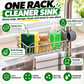 Stainless steel storage rack for the kitchen sink