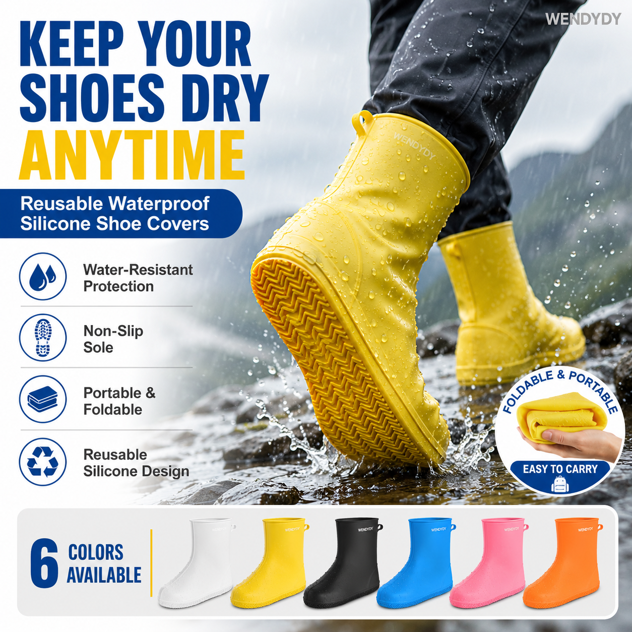 Thick Wear-Resistant Waterproof Shoe Cover