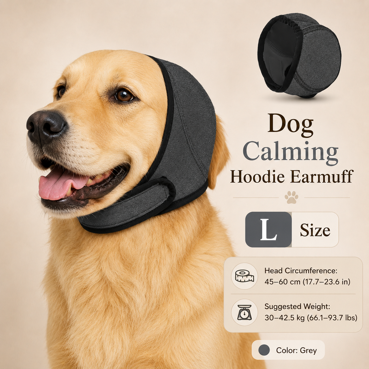 ⏰Waterproof Dog Hoodie – Calming fit & weather‑ready ✨