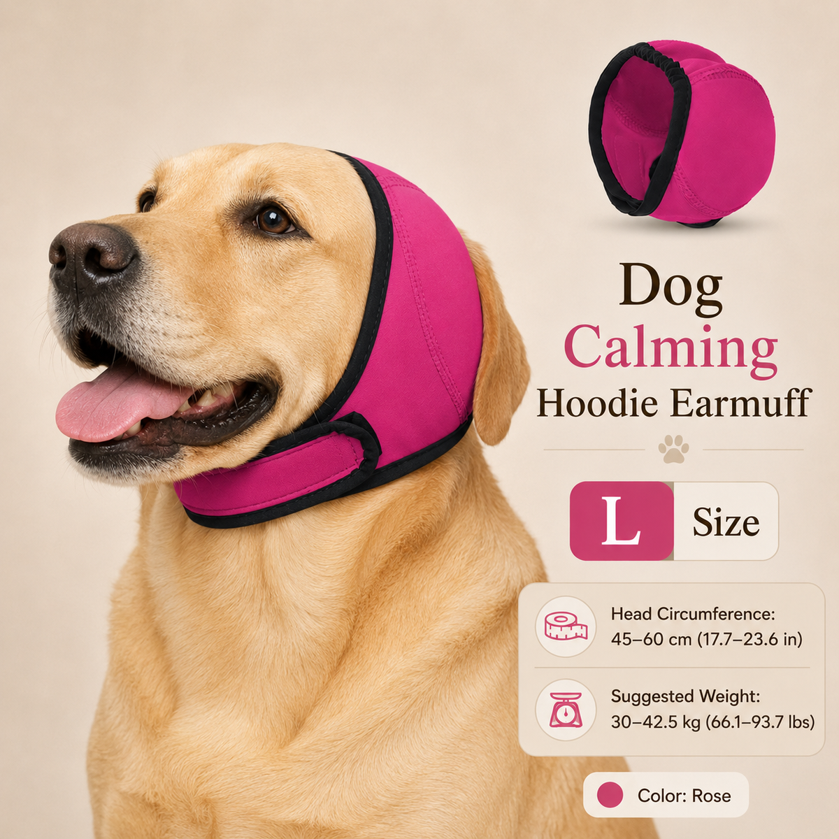⏰Waterproof Dog Hoodie – Calming fit & weather‑ready ✨