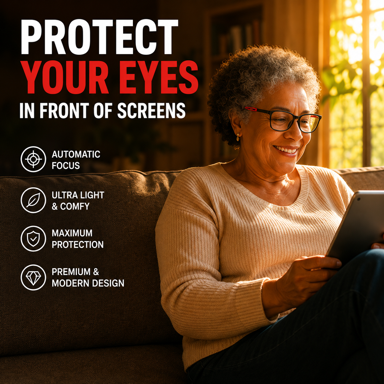 Smart glasses with autofocus, developed by a glasses manufacturer with centuries of history!
