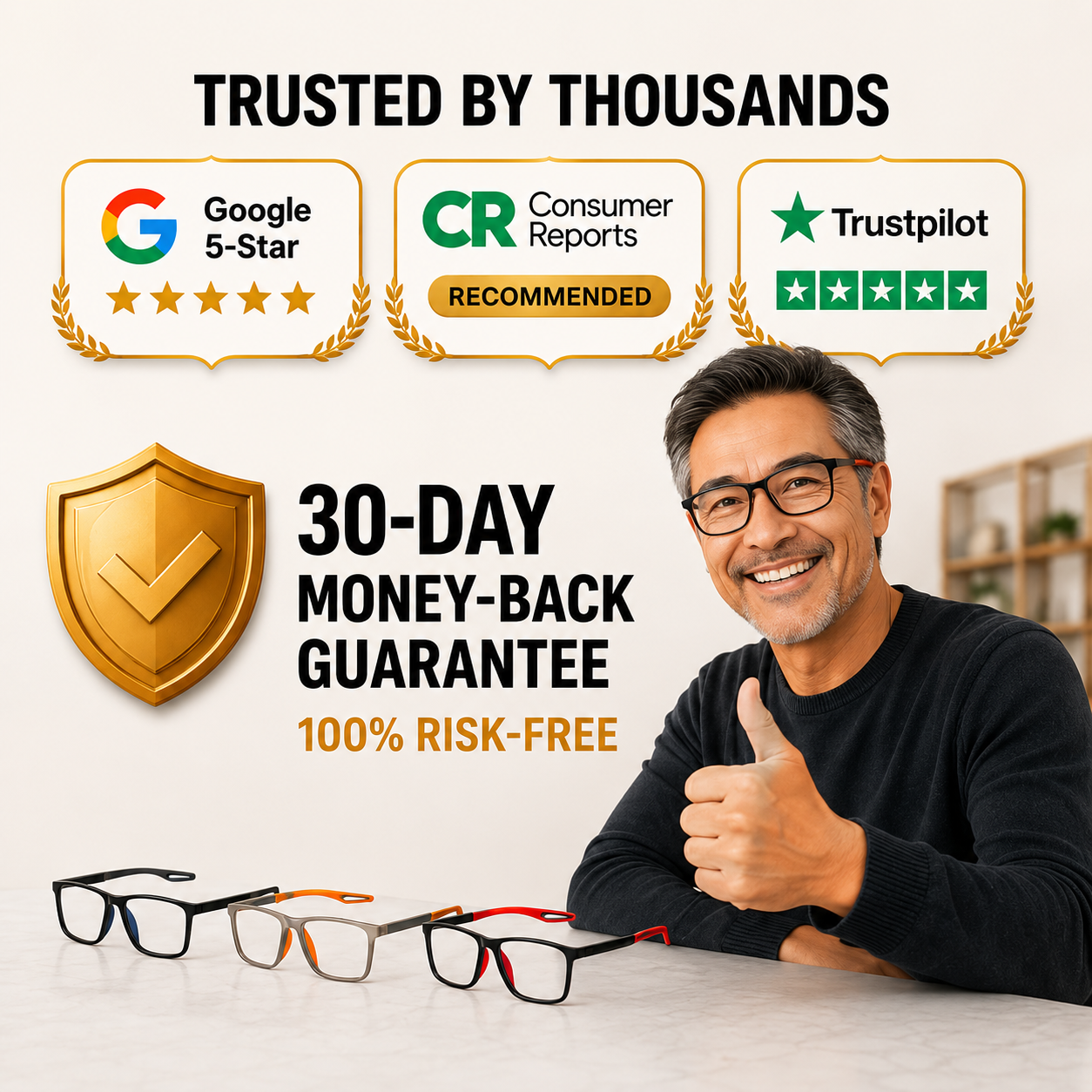 Smart glasses with autofocus, developed by a glasses manufacturer with centuries of history!