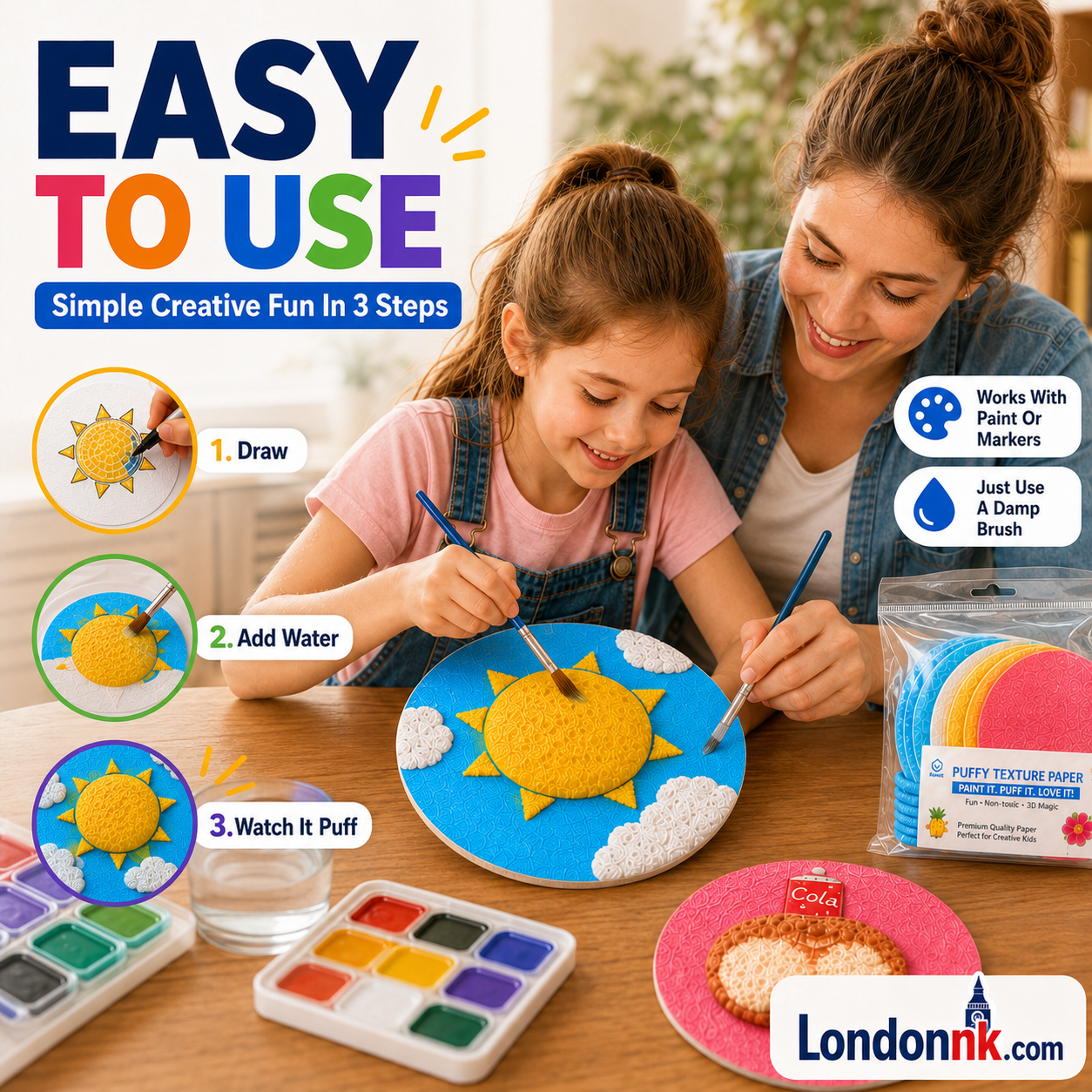 🎄Special Surprise Offer 🎁Buy 3 Get 2 Free！🔮Master the magic of painting！👩‍🎨Foam Texture Painting Paper🎁